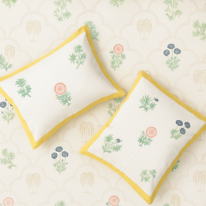 Cotton Block Print Bedsheet