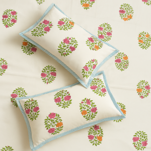 Cotton Block Print Bedsheet