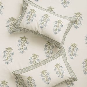 Cotton Block Print Bedsheet