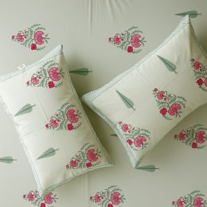 Cotton Block Print Bedsheet