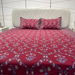 Cotton Block Print Bedsheet