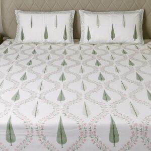 Cotton Block Print Bedsheet