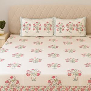 Cotton Block Print Bedsheet